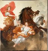 Gerard de Lairesse Apollo and Aurora painting